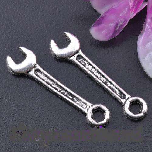 TIBETAN SILVER SPANNER CHARM