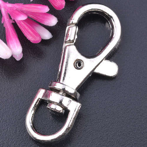 SILVER PLATED LOBSTER CLASP KEY RING