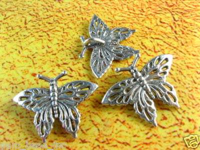 TIBETAN SILVER BUTTERFLY PENDANT CHARM