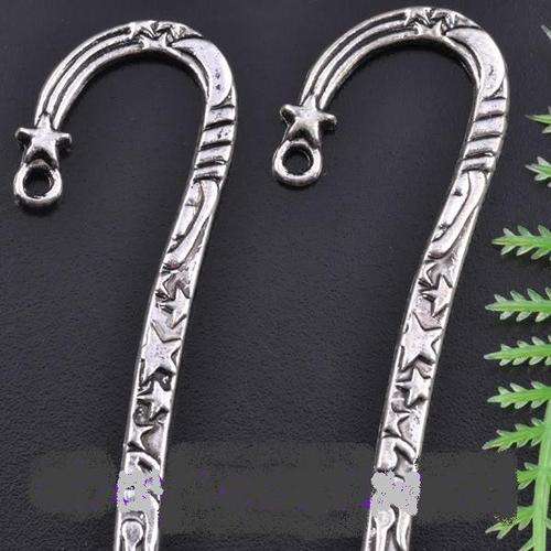 TIBETAN SILVER BOOK MARK 12,2 cm