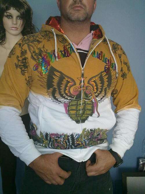 LAST ONE!!!SEXY THICK QUALITY MENS HOODIES MED