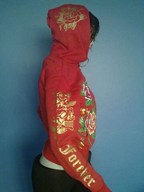 ORIGINAL!!LADIES  KEN HARRY PINK  LONG SLEEVE ZIPPER HOODY 8,10,12