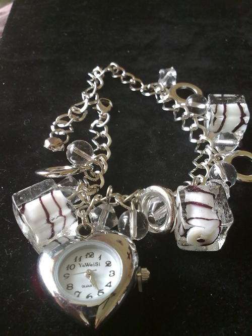 GORGEOUS CHARM BRACELET WATCH