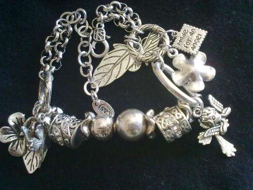 TIBETAN SILVER MADE FOR AN ANGEL CHARMS BRACELET