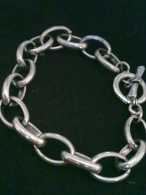 TIBETAN SILVER OVALS BRACELET