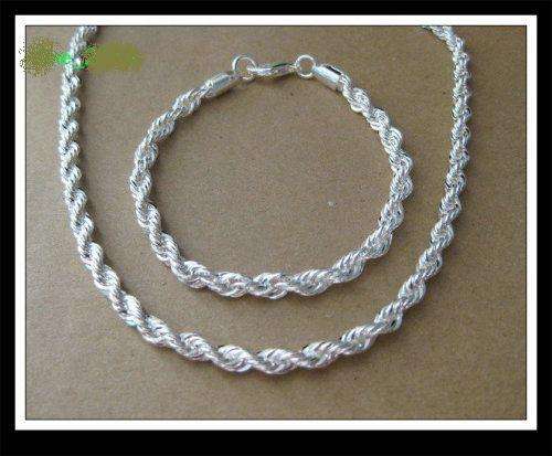 STUNNING STERLING SILVER ROPE SET