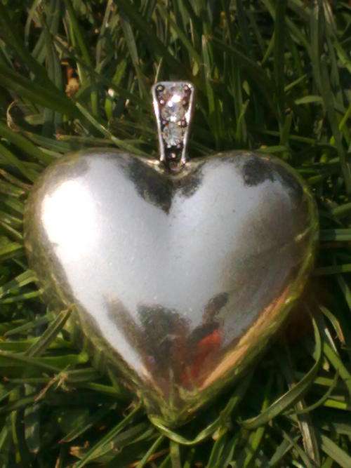 NEW!!!  TIBETAN SILVER LARGE HEART PENDANT