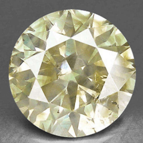 0.84 Cts UNTREATED FANCY GRAYISH YELLOW NATURAL DIAMOND