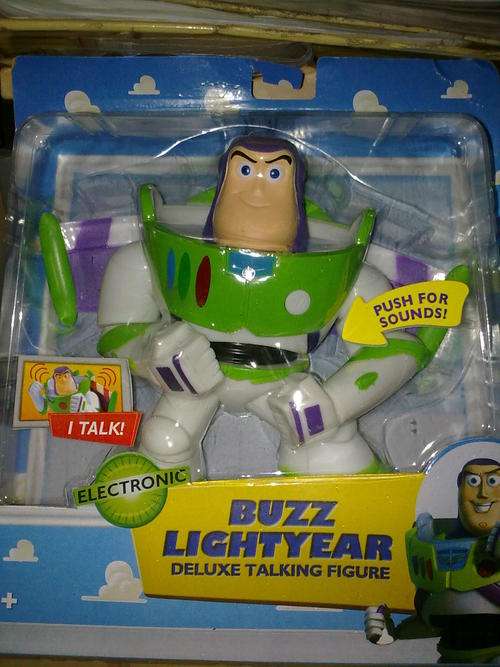 CHRISTMAS!!!!NEW!! BUZZ LIGHTYEAR, ROBOT, EXACT FACE AND 4 BUZZ FRAZES
