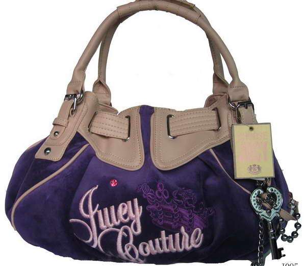 STUNNING DESIGNER PINK & PURPLE JUICY HANDBAG