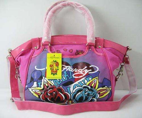 NEW!!! ONLY ONE! ED HARDY  PINK HANDBAG