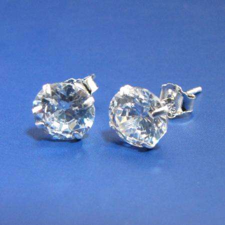 DIAMANTE STAINLESS STEEL EARRINGS