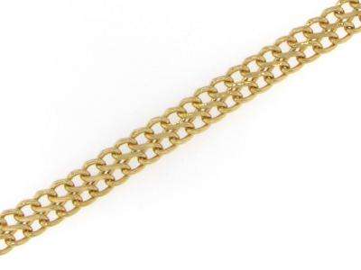 GORGEOUS GOLD WEAVE BRACELET 9 mm