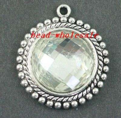 LARGE CRYSTAL CHARM PENDANTS