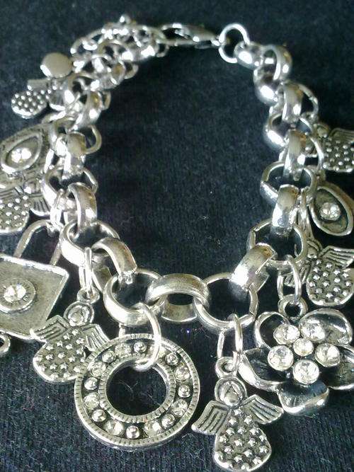 EXCLUSIVELY FROM 2011 HADASSAH COLLECTION TIBETAN SILVER  ANTIQUE LOOK BRACELET