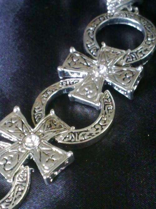 EXCLUSIVELY FROM 2011 HADASSAH COLLECTION TIBETAN SILVER FANCY BRACELET