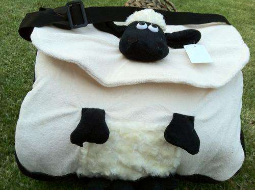 SHAUN THE SHEEP!!! LARGE SHAUN NAPPY BAG!!