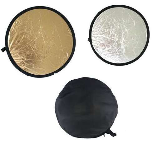 80cm 2 in 1 Gold Silver Illuminator Reflector (Gold)
