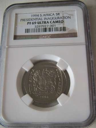 1994  Presidential Inauguration  * NGC Graded  PF 69 Ultra Cameo @ R1 start