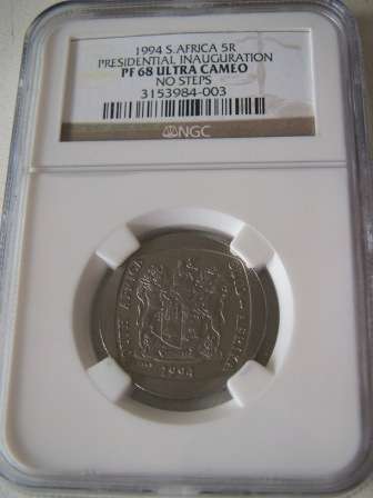 1994  Presidential Inauguration  * NGC Graded  PF 68 Ultra Cameo , No Steps @ R1 start