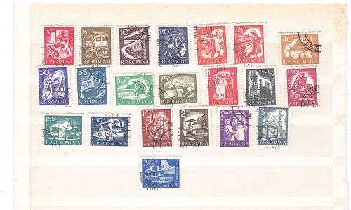 Romania 150+ used stamps