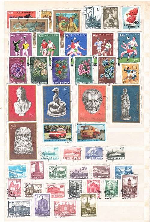 Romania 150+ used stamps