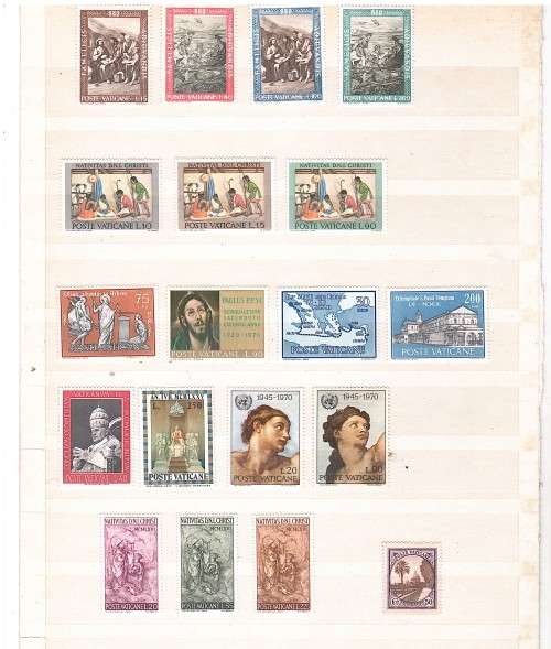 Vatican MH sets and singles