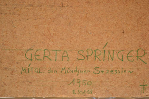 Gerta Springer  (born 1880 - 1960) German Artist