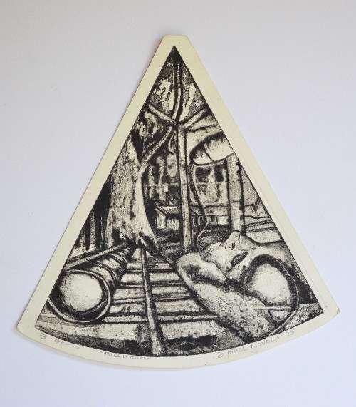 Daniel Novela - Famous .S.A. Artist -  Etching.