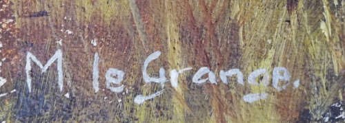 Marthinus. Le Grange - A little house in the woods. Done in oils