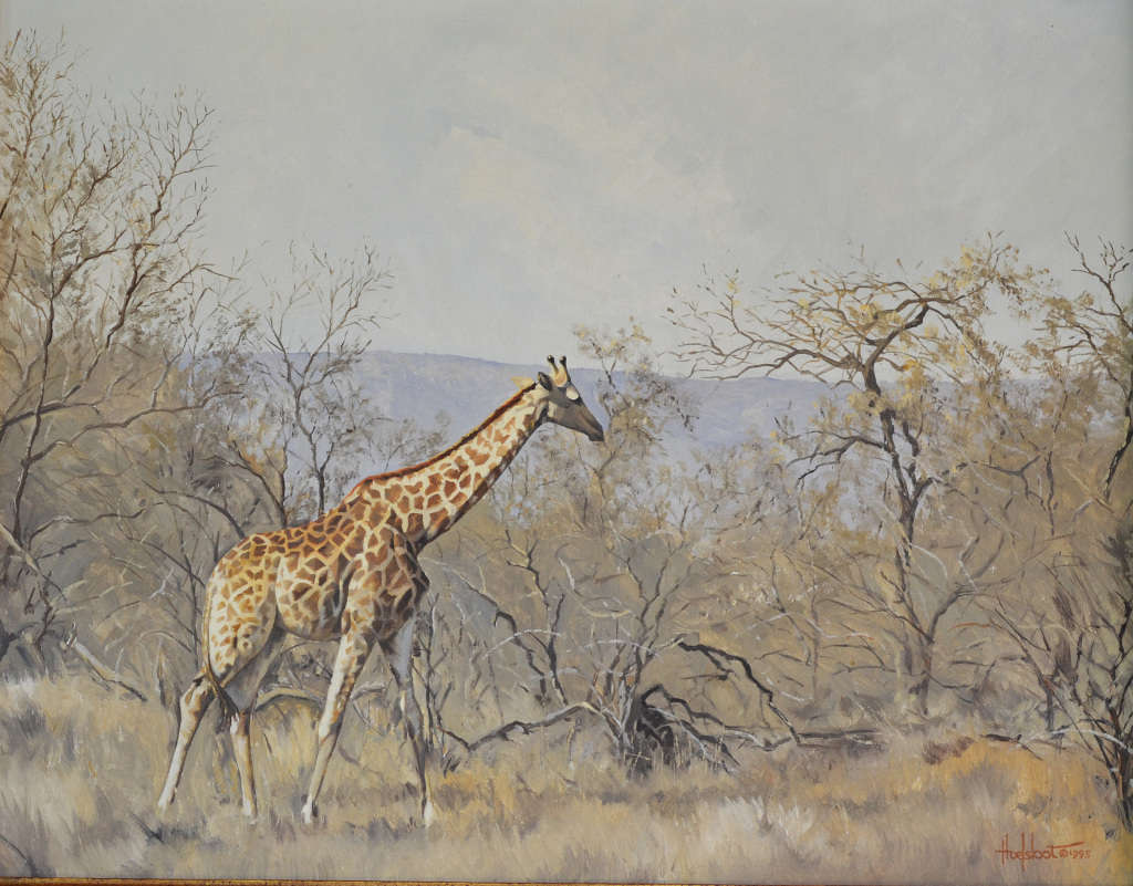 Original oils Ted Hoefsloot 1930-2013 - Walking Tall