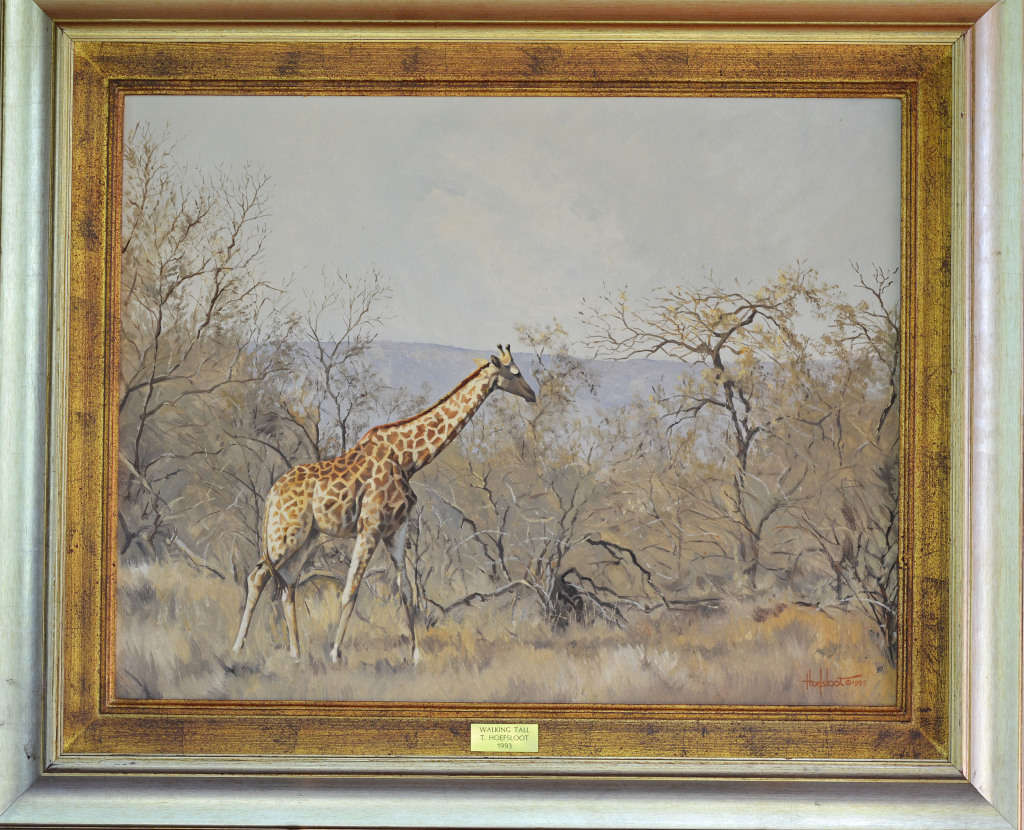 Original oils Ted Hoefsloot 1930-2013 - Walking Tall