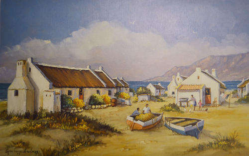 Ann Inggs. Signed print. Arniston