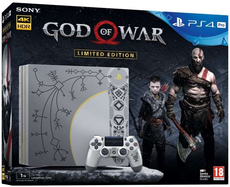 Sony Playstation 4 Pro 1Tb God of War Limited Edition & Diablo 3 Reaper Of Souls