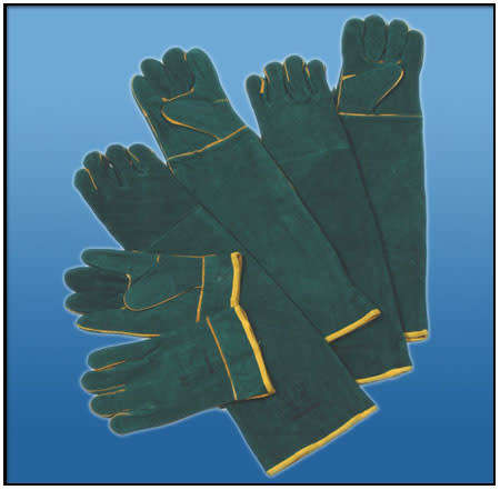 Green Welding Gloves 5cm