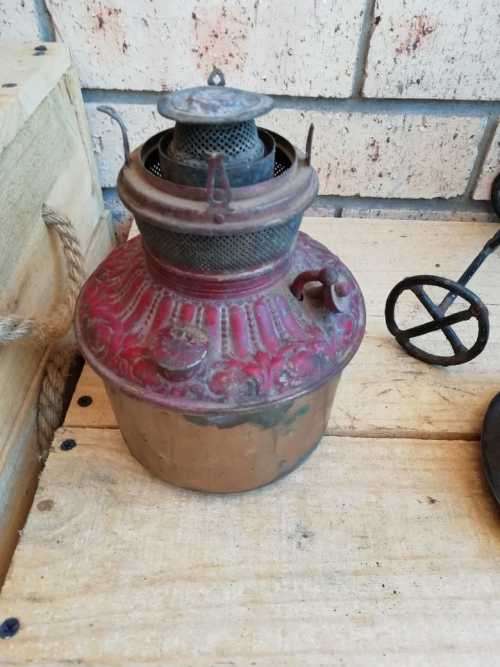 Vintage Brass paraffin lamp