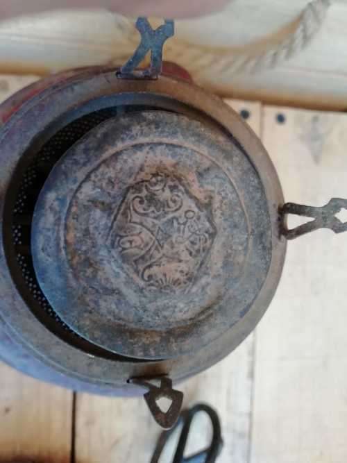 Vintage Brass paraffin lamp