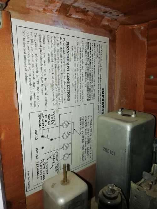 Sentinel model 295-T short wave radioWorking condition