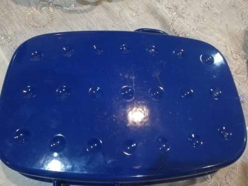 Rare Pointerware enamel blue and white roasting dish