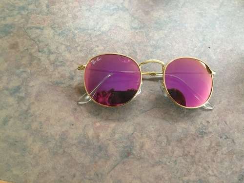 Ray-Ban RB3447 round glasses Pink