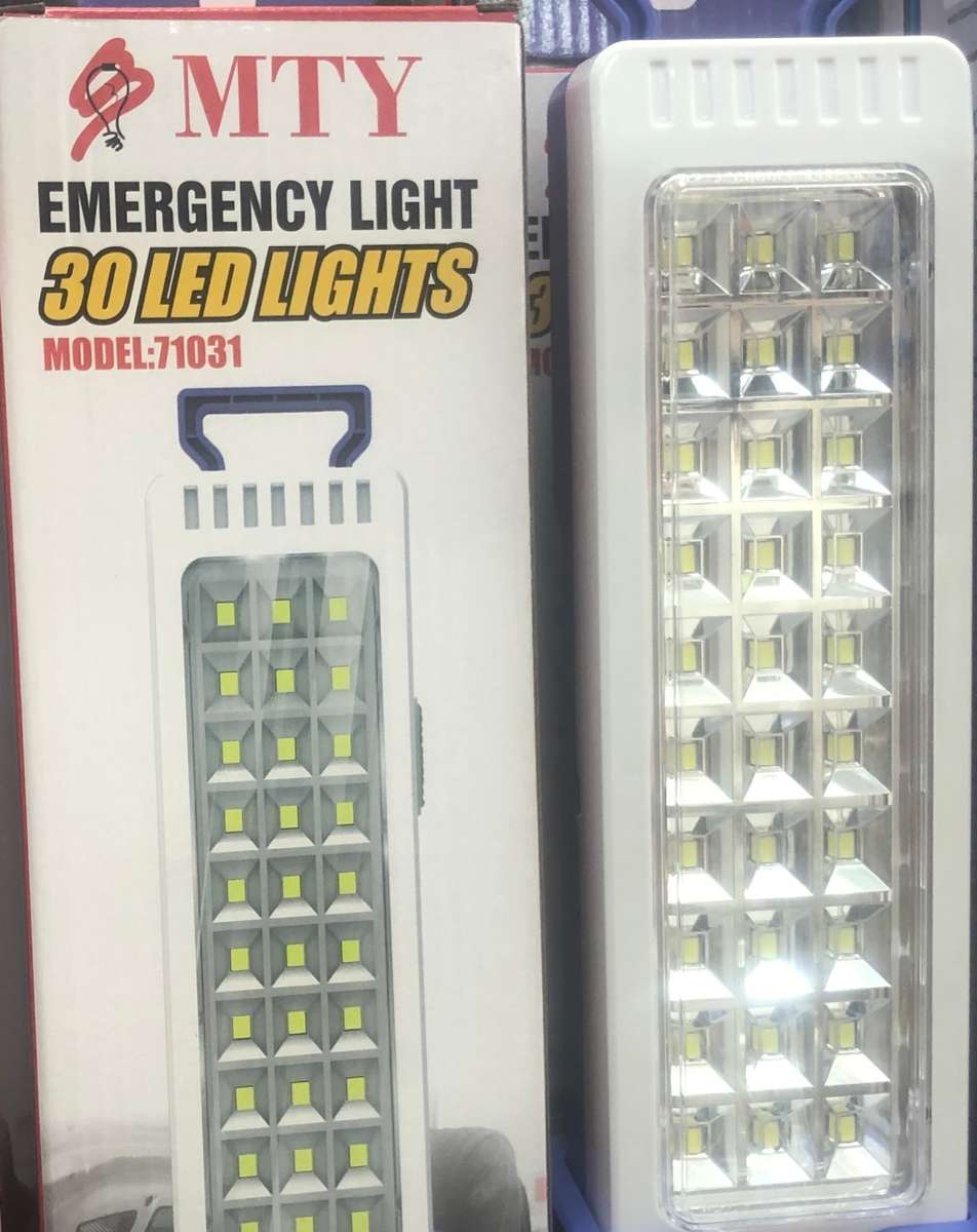 Emergency LED Lamp - 30 Led lights rechargeable lithion ion