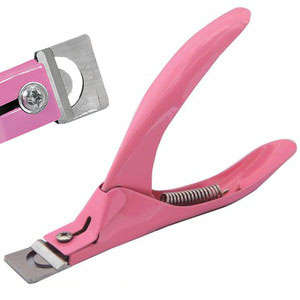 Acrylic Nail Tip Cutter Pink