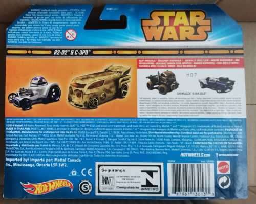 Hot Wheels New - Star Wars - R2-D2 and 3CPO