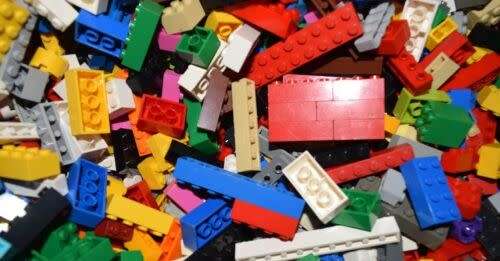 Parts - 100 MIXED USED Bricks with Playware - Original Lego