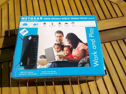 Netgear DGN2200M ADSL2+ Modem and WiFi router with 3G backup (from Telkom)