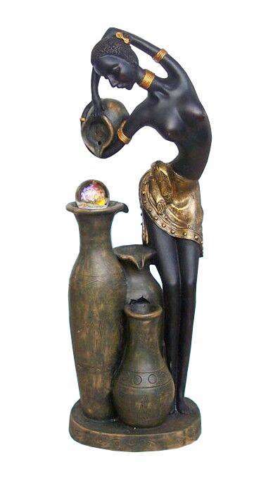 Indoor Water Feature With Light | Nubian Queen