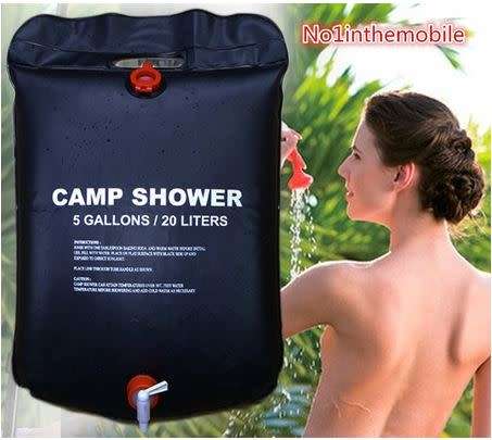 20L Solar Heated Portable Shower