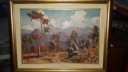 EB King original oil painting 1963