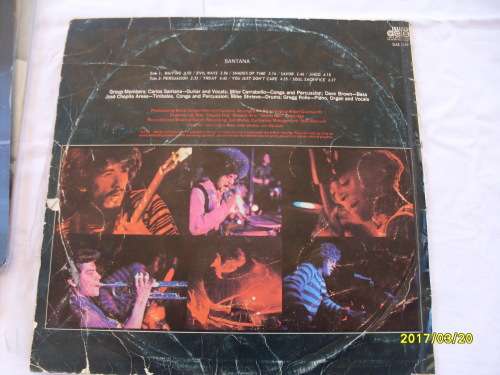 Carlos Santana and 3 Santana LP'S!