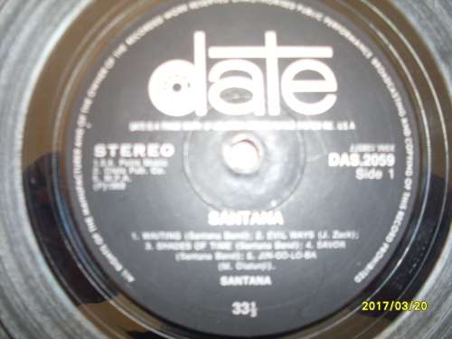 Carlos Santana and 3 Santana LP'S!